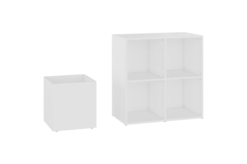 Eteisen kenkäkaappi valkoinen 105x35,5x70 cm lastulevy - Valkoinen - Säilytys - Kenkäsäilytys