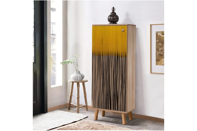 Gelsgan Kenkäkaappi 50 cm - Luonnollinen - Säilytys - Kenkäsäilytys