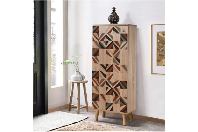 Gelsgan Kenkäkaappi 50 cm - Luonnollinen - Säilytys - Kenkäsäilytys