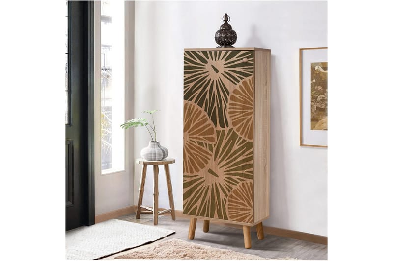 Gelsgan Kenkäkaappi 50 cm - Luonnollinen - Säilytys - Kenkäsäilytys