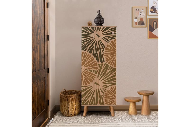 Gelsgan Kenkäkaappi 50 cm - Luonnollinen - Säilytys - Kenkäsäilytys