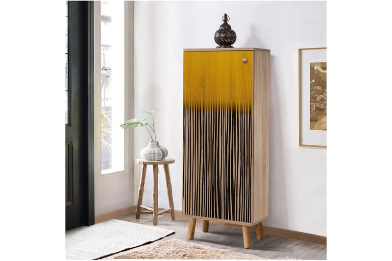 Gelsgan Kenkäkaappi 50 cm - Luonnollinen - Säilytys - Kenkäsäilytys