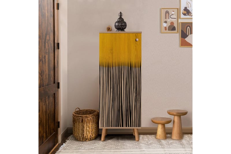 Gelsgan Kenkäkaappi 50 cm - Luonnollinen - Säilytys - Kenkäsäilytys