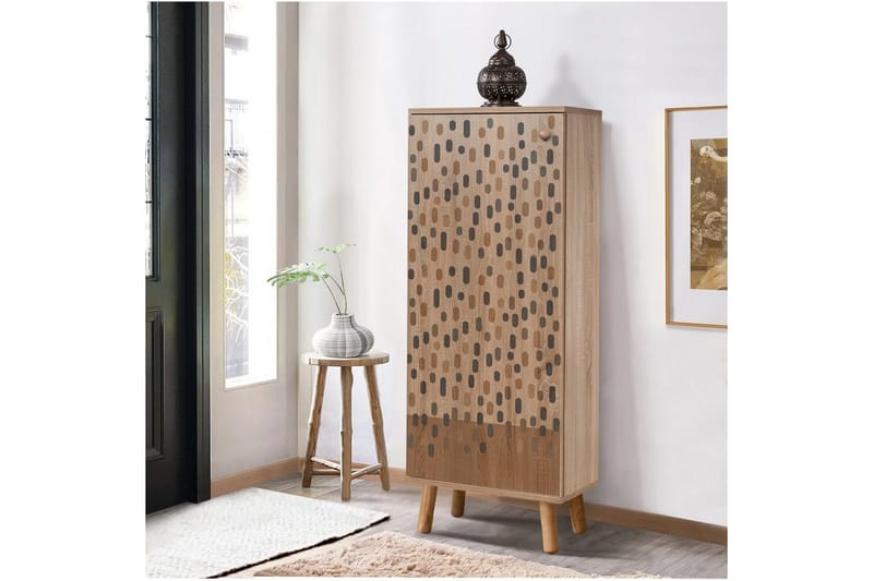 Gelsgan Kenkäkaappi 50 cm - Luonnollinen - Säilytys - Kenkäsäilytys