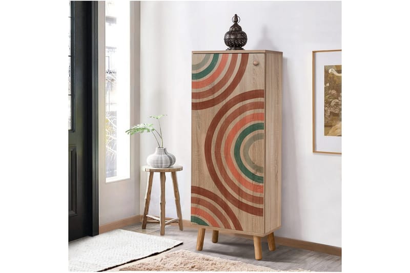 Gelsgan Kenkäkaappi 50 cm - Luonnollinen - Säilytys - Kenkäsäilytys