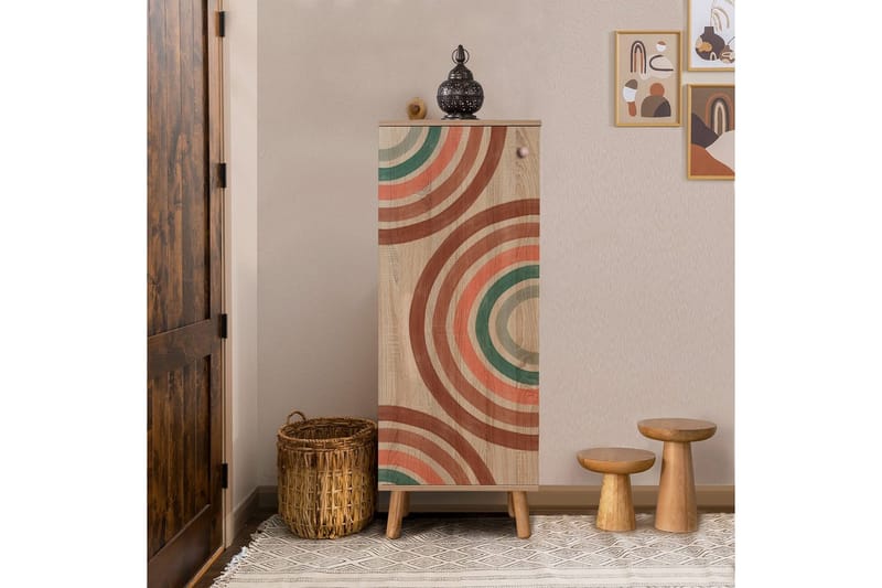 Gelsgan Kenkäkaappi 50 cm - Luonnollinen - Säilytys - Kenkäsäilytys