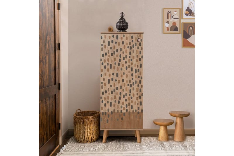 Gelsgan Kenkäkaappi 50 cm - Luonnollinen - Säilytys - Kenkäsäilytys