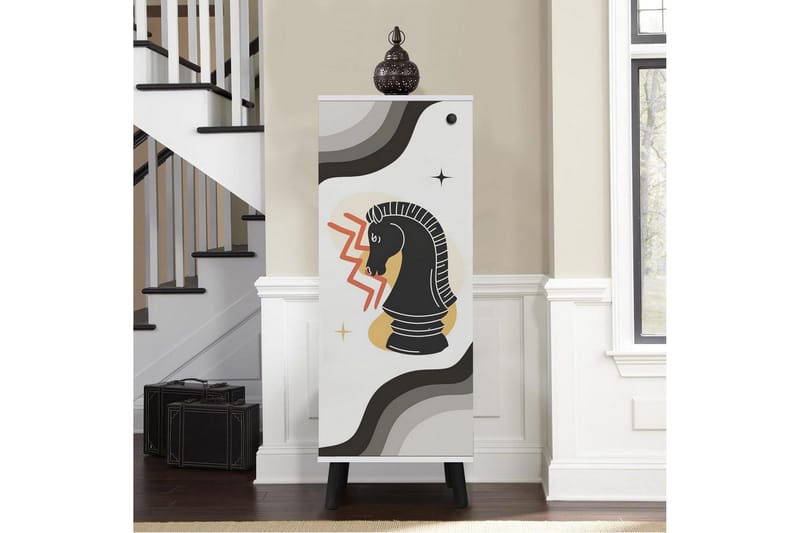 Gelsgan Kenkäkaappi 50 cm - Musta - Säilytys - Kenkäsäilytys