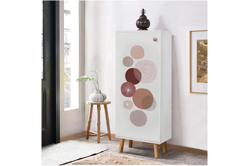 Gelsgan Kenkäkaappi 50 cm - Valkoinen - Säilytys - Kenkäsäilytys