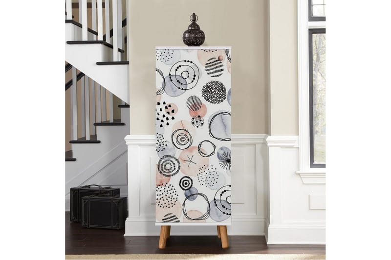 Gelsgan Kenkäkaappi 50 cm - Valkoinen - Säilytys - Kenkäsäilytys