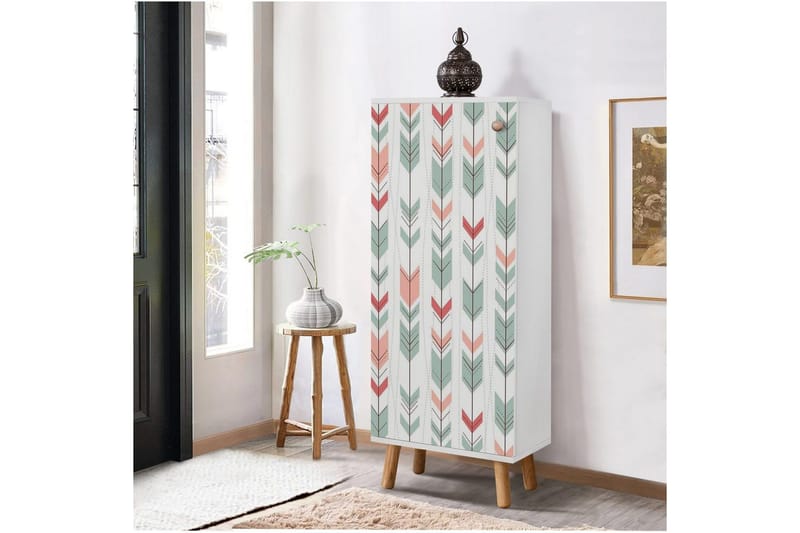 Gelsgan Kenkäkaappi 50 cm - Valkoinen - Säilytys - Kenkäsäilytys