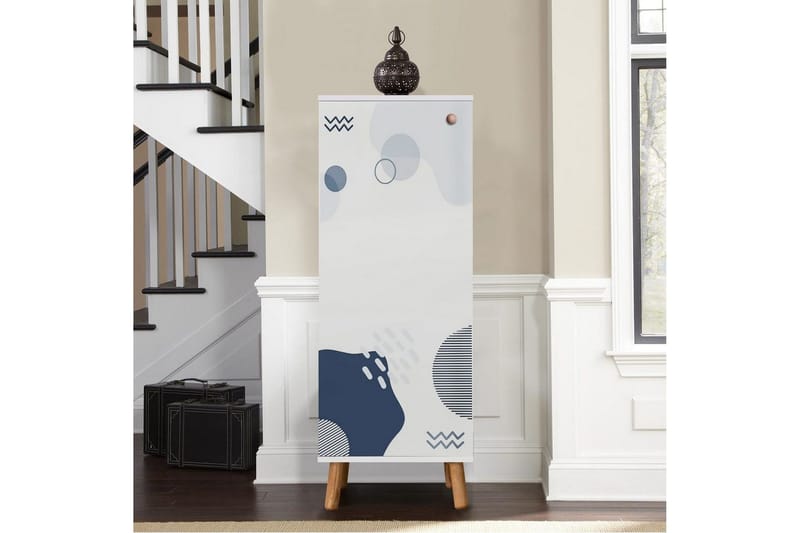 Gelsgan Kenkäkaappi 50 cm - Valkoinen - Säilytys - Kenkäsäilytys