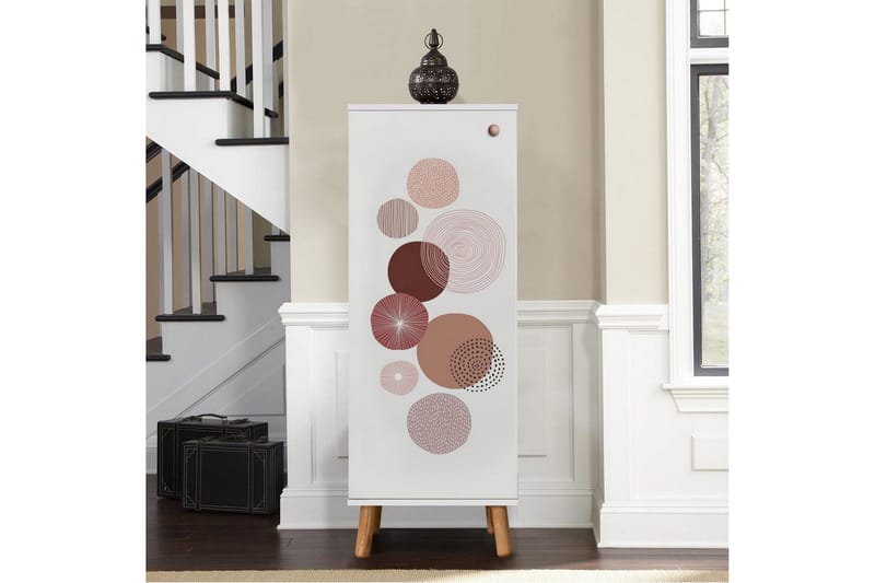 Gelsgan Kenkäkaappi 50 cm - Valkoinen - Säilytys - Kenkäsäilytys