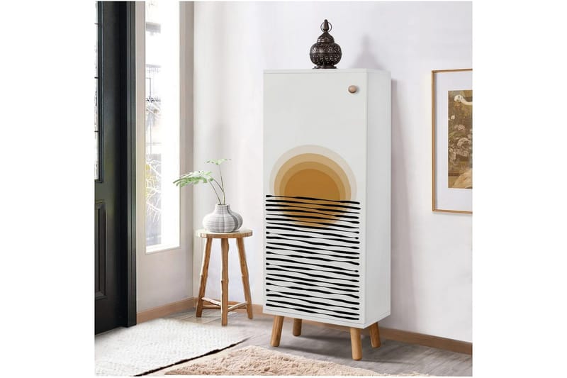 Gelsgan Kenkäkaappi 50 cm - Valkoinen - Säilytys - Kenkäsäilytys