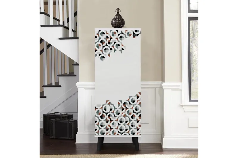 Gelsgan Kenkäkaappi 50 cm - Valkoinen - Säilytys - Kenkäsäilytys