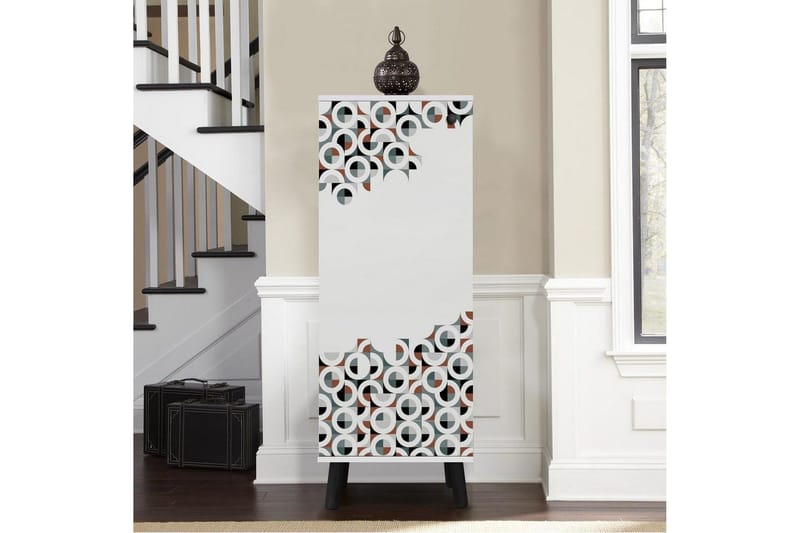 Gelsgan Kenkäkaappi 50 cm - Valkoinen - Säilytys - Kenkäsäilytys