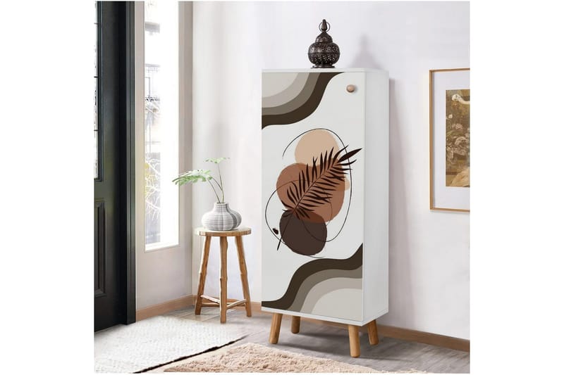 Gelsgan Kenkäkaappi 50 cm - Valkoinen - Säilytys - Kenkäsäilytys