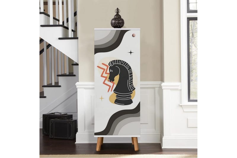 Gelsgan Kenkäkaappi 50 cm - Valkoinen - Säilytys - Kenkäsäilytys