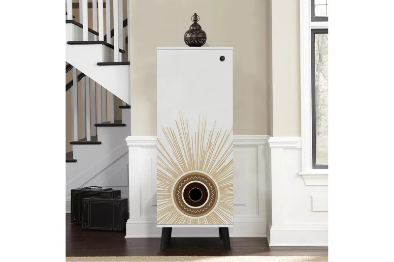 Gelsgan Kenkäkaappi 50 cm - Valkoinen - Säilytys - Kenkäsäilytys