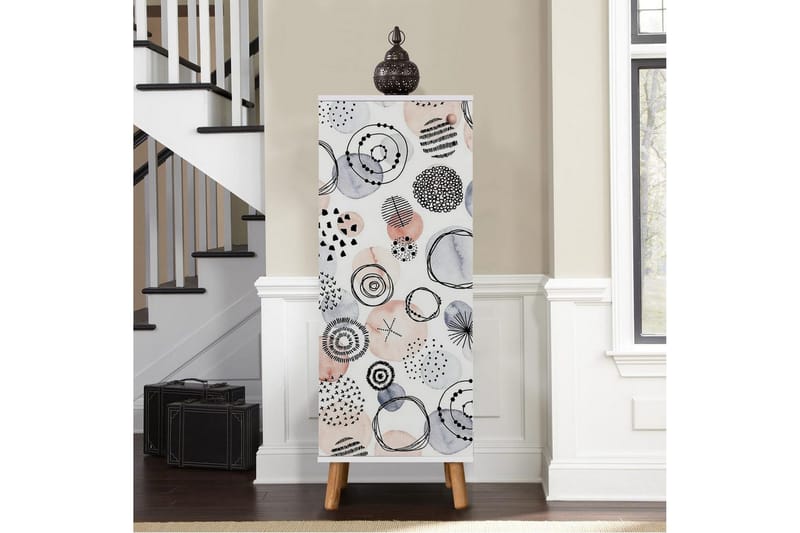 Gelsgan Kenkäkaappi 50 cm - Valkoinen - Säilytys - Kenkäsäilytys