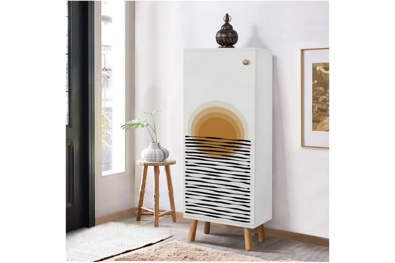 Gelsgan Kenkäkaappi 50 cm - Valkoinen - Säilytys - Kenkäsäilytys