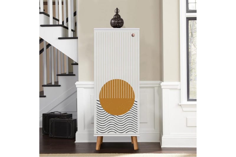 Gelsgan Kenkäkaappi 50 cm - Valkoinen - Säilytys - Kenkäsäilytys