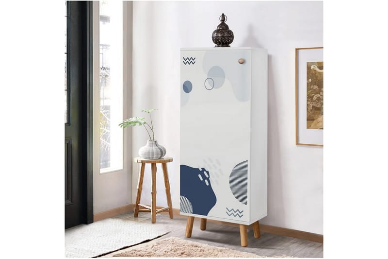 Gelsgan Kenkäkaappi 50 cm - Valkoinen - Säilytys - Kenkäsäilytys