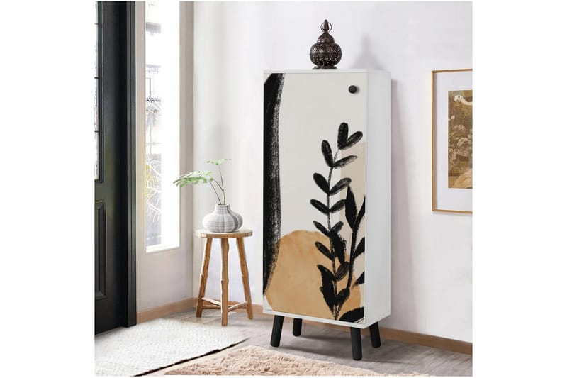 Gelsgan Kenkäkaappi 50 cm - Valkoinen - Säilytys - Kenkäsäilytys