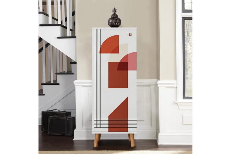 Gelsgan Kenkäkaappi 50 cm - Valkoinen - Säilytys - Kenkäsäilytys