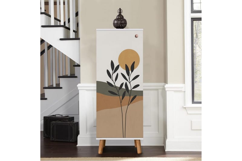 Gelsgan Kenkäkaappi 50 cm - Valkoinen - Säilytys - Kenkäsäilytys