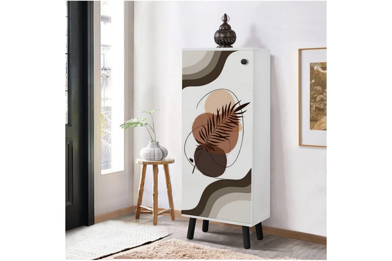 Gelsgan Kenkäkaappi 50 cm - Valkoinen - Säilytys - Kenkäsäilytys