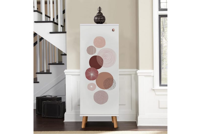 Gelsgan Kenkäkaappi 50 cm - Valkoinen - Säilytys - Kenkäsäilytys