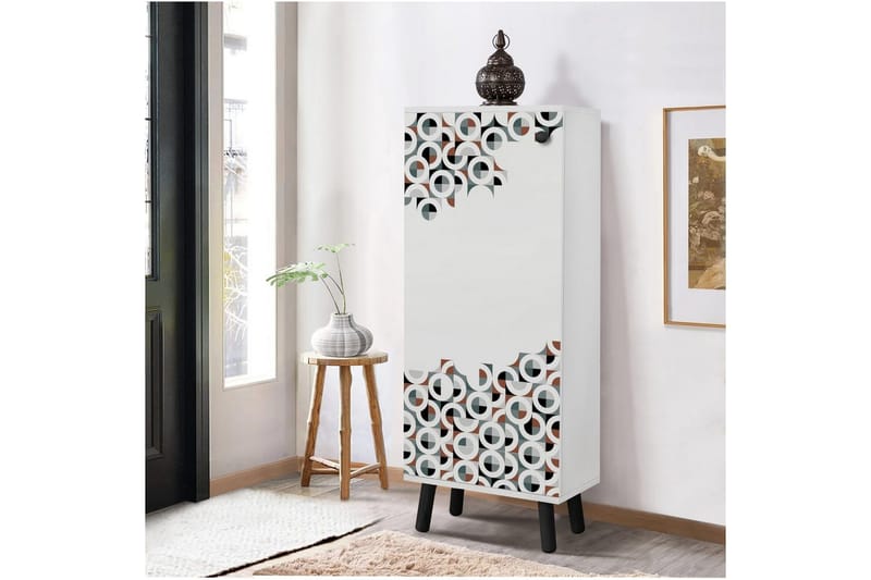 Gelsgan Kenkäkaappi 50 cm - Valkoinen - Säilytys - Kenkäsäilytys