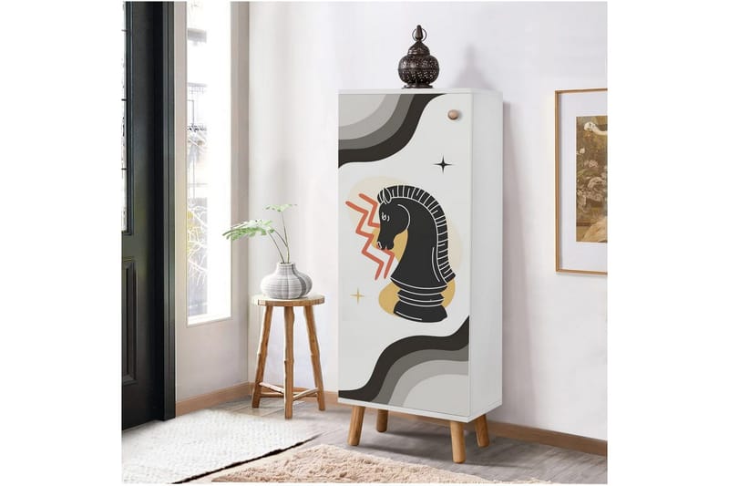 Gelsgan Kenkäkaappi 50 cm - Valkoinen - Säilytys - Kenkäsäilytys