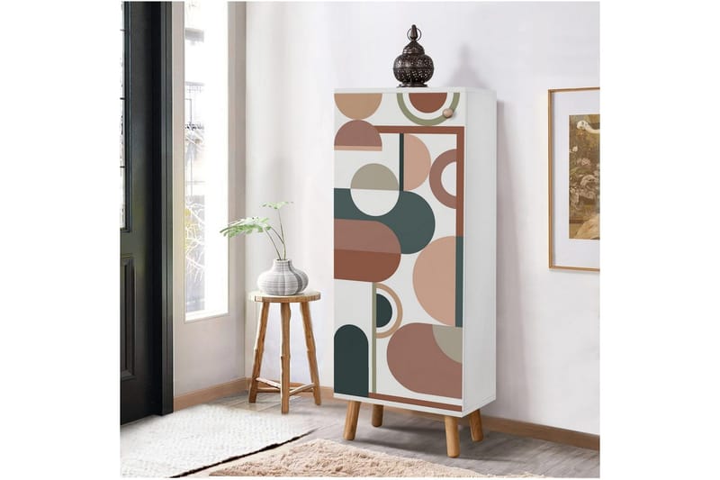 Gelsgan Kenkäkaappi 50 cm - Valkoinen - Säilytys - Kenkäsäilytys