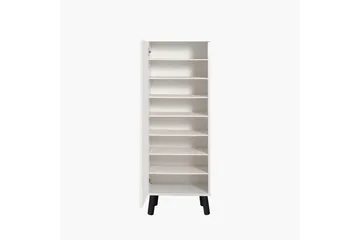 Gelsgan Kenkäkaappi 50 cm - Valkoinen/Musta - Säilytys - Kenkäsäilytys