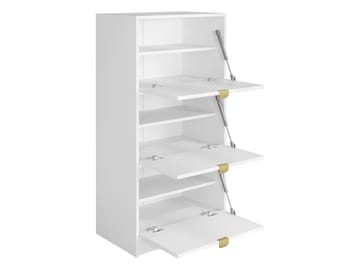 Gudelia-kenkäkaappi 60 cm - valkoinen - Säilytys - Kenkäsäilytys