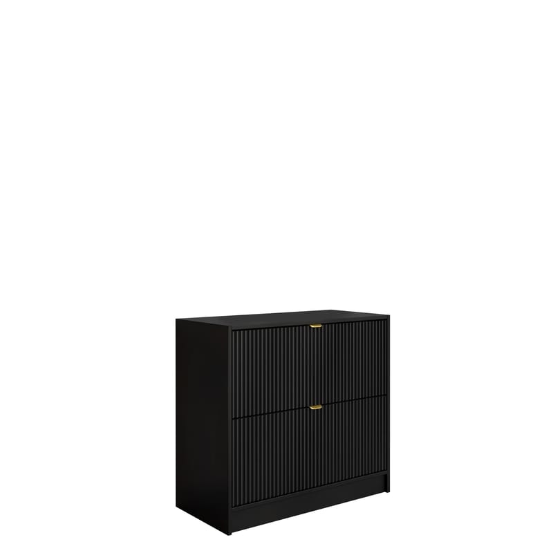 Gudelia-kenkäkaappi 80 cm - musta - Säilytys - Kenkäsäilytys