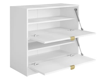 Gudelia-kenkäkaappi 80 cm - valkoinen - Säilytys - Kenkäsäilytys