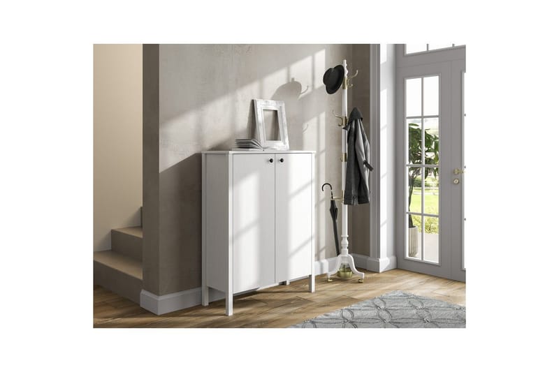 Haviland Kenkäkaappi 90 cm - Luonnollinen/Valkoinen - Säilytys - Kenkäsäilytys