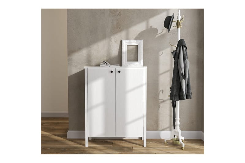 Haviland Kenkäkaappi 90 cm - Luonnollinen/Valkoinen - Säilytys - Kenkäsäilytys