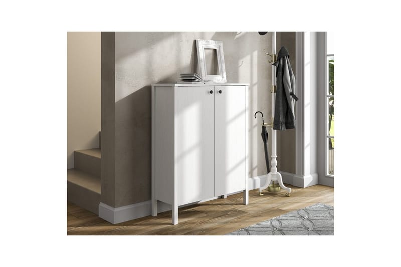 Haviland Kenkäkaappi 90 cm - Luonnollinen/Valkoinen - Säilytys - Kenkäsäilytys