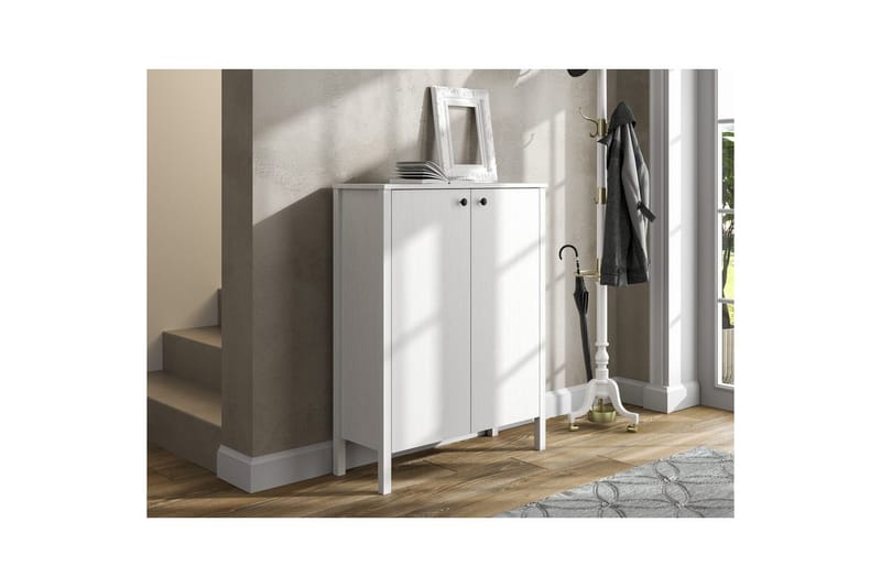 Haviland Kenkäkaappi 90 cm - Luonnollinen/Valkoinen - Säilytys - Kenkäsäilytys