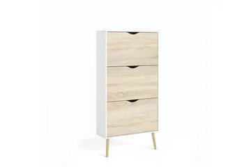 Hostafranc Kenkäkaappi 70 cm - Valkoinen - Säilytys - Kenkäsäilytys