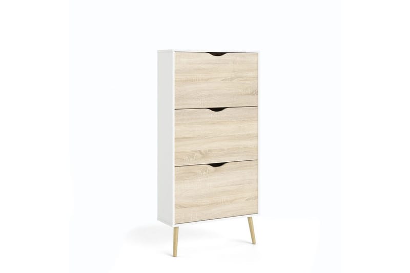 Hostafranc Kenkäkaappi 70 cm - Valkoinen - Säilytys - Kenkäsäilytys