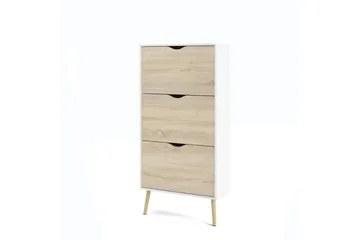 Hostafranc Kenkäkaappi 70 cm - Valkoinen - Säilytys - Kenkäsäilytys