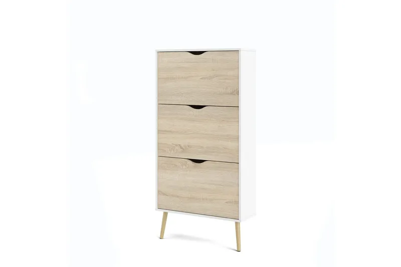 Hostafranc Kenkäkaappi 70 cm, Valkoinen