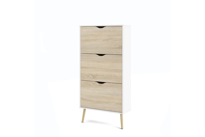 Hostafranc Kenkäkaappi 70 cm - Valkoinen - Säilytys - Kenkäsäilytys