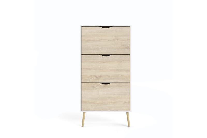Hostafranc Kenkäkaappi 70 cm - Valkoinen - Säilytys - Kenkäsäilytys
