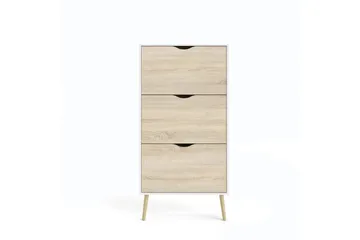 Hostafranc Kenkäkaappi 70 cm - Valkoinen - Säilytys - Kenkäsäilytys